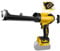 Akku Kartuschenpresse Kompatibel mit Dewalt 20V Akkus,Anti-Tropf-Funktion, mit LED-Licht und 6 Einstellbaren Geschwindigkeiten Für die Reparatur von Bodenfliesen und Abdichtung (Ohne Akku)