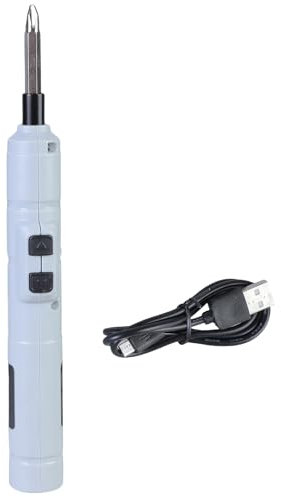 Precisions Electric Screwdriver Set for Electronics with Rechargeable Battery and Multiple Bit