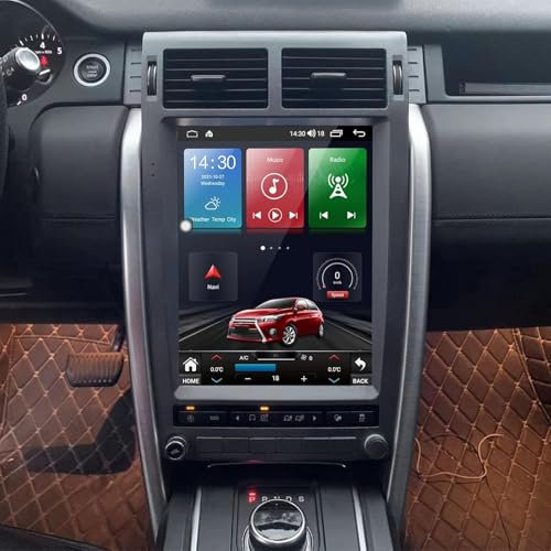 Radio con Android 15 para coche, navegador GPS, pantalla táctil HD de 12,1 pulgadas, Carplay, radio con radio, radio HIFI FM, 5G, wifi, SWC, DSP, micrófono, cámara, 4 GB + 64 GB, para Rover