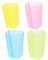 Mikinona 16 Piezas Vasos Reutilizables con Pajita para Bebidas Frías Tazas de Jugos para Fiestas y Uso Diario Colores
