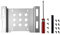 Ronyme Soporte de Montaje de Metal para SSD/HDD, Soporte de Montaje de HDD, diseño, Adaptador de Rendimiento para computadora de, Plata