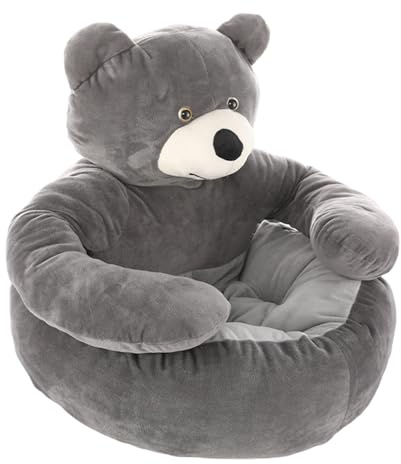 Cute Bear Hug – Plüsch-Hundehaus, Katzenhaus bequem, halbgeschlossen