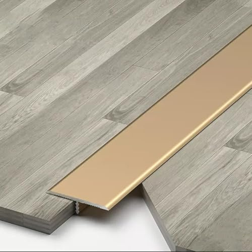 T-Profil Übergangsprofil Aluminium Eloxiert 2 Stück à 135cm für Innenräume Türschwelle & Bodenübergang Abschlussprofil für Laminat/Parkett/Vinyl/Fliesen & Wandpaneele Abriebfest & kratzfest