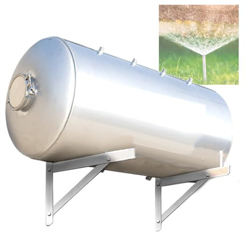 YJEUZCD 50-300L Nun Ja Druck Panzer, Haus Wandmontiert Wasser Lagerung, Landwirtschaft Wasser Versorgung Behälter, Wasser Blase Mit Montagesatz(150L-40x100cm)