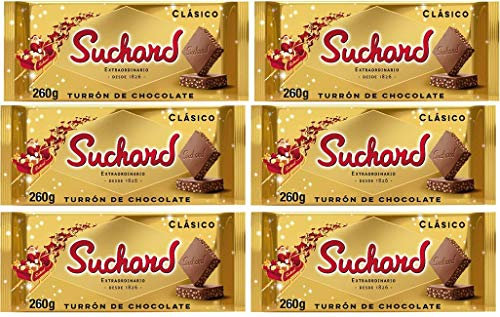 Suchard Turron Chocolate 230gr Lot de 6