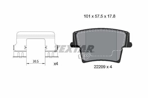 TMD Friction Services 2220901 Bremsbelagsatz, Scheibenbremse