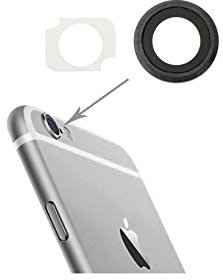compatibile con IPHONE 8 8G Ricambio vetro scocca per cover posteriore vetrino lente obbiettivo fotocamera camera + BIADESIVO