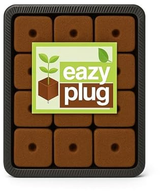 Weedness Eazy Plug Anzuchtset 12 STK. - Torfquelltöpfe Anzuchterde Aussaterde Torftablette Quelltabletten