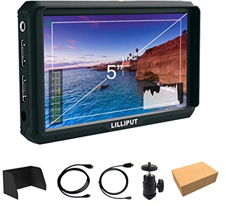 Lilliput A5 5 Zoll 1920x1080 HD 441ppi IPS Kamera Feld Monitor 4K HDMI Input output Video DSLR feldmonitor für A7 A7R A7S III A9 DSLR Zhiyun Crane 2 M TILTA G2X Ronin-S