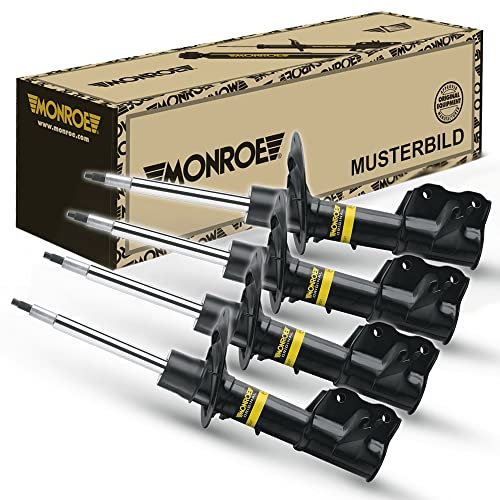 4x MONROE ORIGINAL Stoßdämpfer Dämpfer Federbein vorne Vorderachse + hinten Hinterachse