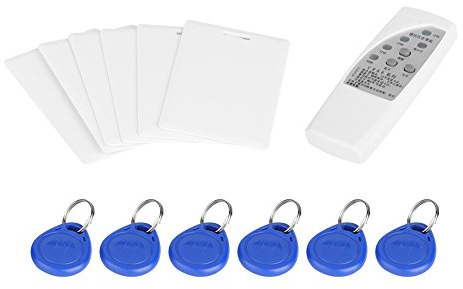 Card Duplicator, Handheld RFID ID Kartenleser Copier Writer Duplicator + 6 beschreibbare Karten + 6 Key Fob