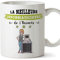 MUGFFINS (Taza en francés) Tazas informáticas de café y Desayuno Originales para los Trabajadores Profesionales. Esta Taza Pertenece al Mejor informático del Universo. Cerámica 350 ml