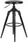 FineBuy Barhocker Metall 72-80 cm, Design Barstuhl 100 kg Maximalbelastbarkeit, Tresenhocker Industrial, Tresenstuhl ohne Lehne