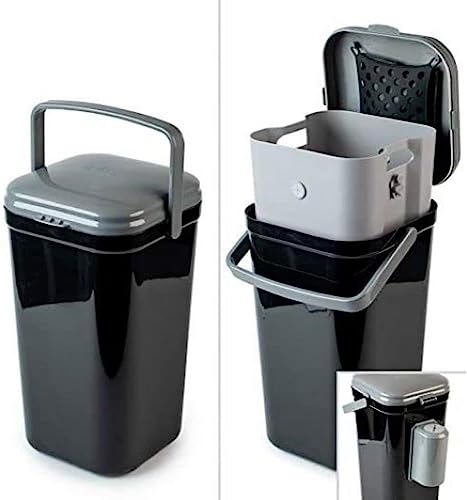 PetFusion Outdoor Waste Disposal Bin for Dog Poop and Cat Litter Dog Waste Station with Locking Handle, Deodoriser and Poo Bags Trash Can