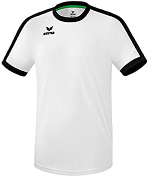 Erima Unisex Erwachsene Retro Star Trikot (3132121), weiß/schwarz, XXL