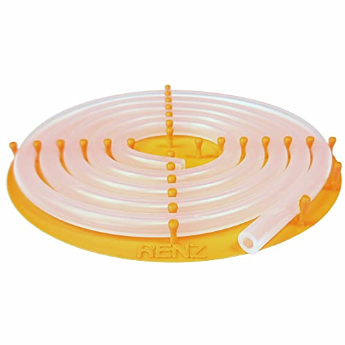 Tuyau à lait de 3 m compatible avec les machines à café Jura Saeco Bosch, Siemens, Nivona, Philips avec tuyau en silicone ID = 3 mm de qualité alimentaire avec vis de rangement.