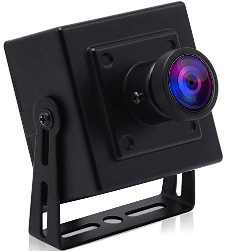 Svpro 5MP USB Camera Mini HD Web Camera Aptina MI5100 Sensore Fisheye Camera 170 Gradi Obiettivo Webcam con Staffa Supporto per PC Computer, Tablet