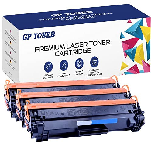 GP TONER 44A Ersatz für HP CF244A Toner für HP Laserjet Pro M15a M15w M16 M16a M17a M17w M18a M18w MFP M28a MFP M28w MFP M29a 3X Schwarz