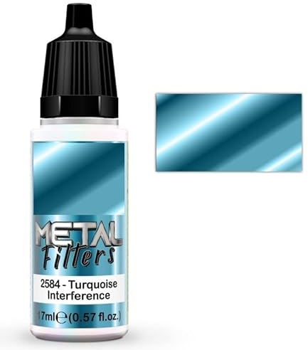 Green Stuff World Metallfilter Interferenzfarben Hobby Metallic-Modellfarben 17 ml (türkis)