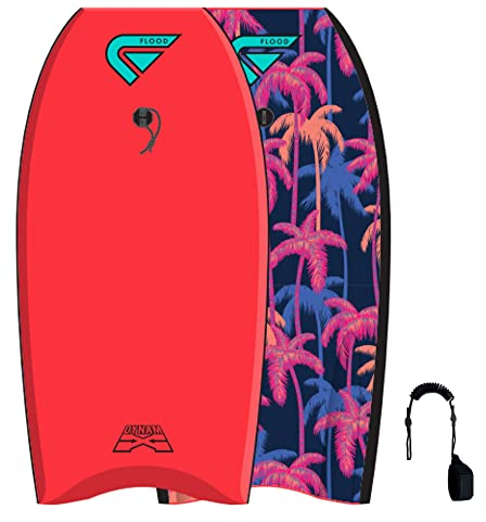 Flood Bodyboard Dynamx Stringer 42 Rot Palm II