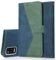 Radoo Kompatibel mit LG K52 / Q52 / K62 Hülle, Premium PU Leder Tasche Case Klappbar Handyhülle mit [Kartenfach] [Magnet] Cover Flip Case 360 Grad Rundum Komplett-Schutz Klapphülle (Blau Grün)