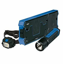 Draper 08318 Rechargeable Head Torch, Hand Torch & Wireless Charger Kit