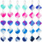 Mini Fidget Toys Porte Clef Enfant Mini Push Fidget Bubble Mini Décompression du Bout des Doigts Anti-Stress Un Jeu De Logique Tactile pour Les Enfants - 30 Pièces