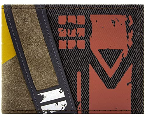 The Hive Guardian Class Anzug Rüstung Outfit Geldbörse/Geldbeutel Bi-Fold ID & Kartenhalter, Braun