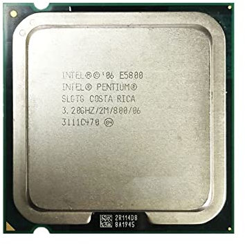 Hegem Procesador de CPU Intel Pentium E5800 de 3,2 GHz de Doble núcleo 2M 65W LGA 775 SIN Ventilador