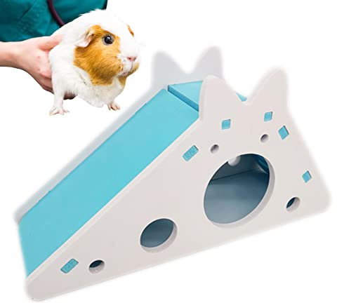 hamster | Cachette pour hamster | Toboggan | Hamster Toys House Gerbil Hideaway Small Animal Activity Toy Accessoires pour cage à hamster pour petits animaux domestiques