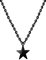 Eigso Goth Kette Halskette für Frauen Männer Gothic Star Schwarz Choker Kragen für Frau Mann