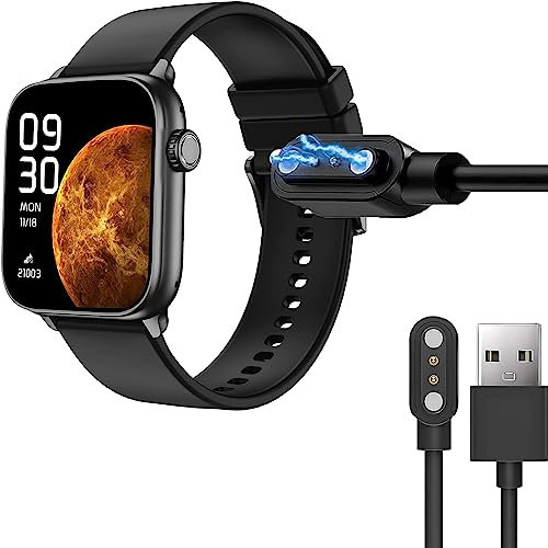 Compatible for Lilety Smart Watch SW209 Charger, 2 Pin Magnetic USB Replacement Charging Compatible with Lilety SW209 Smart Watch 1.83/Muzaria 1.83 inch Smart Watch SW209/BingoFit SW209 Smartwatch