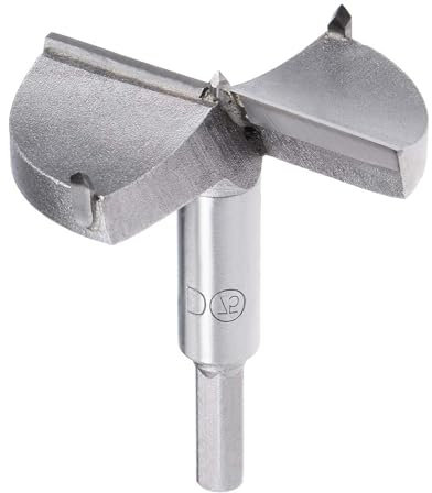 Boxonly Broca para carpintería de 75 mm, brocas Forstner de carburo de tungsteno, sierra perforadora de madera, bisagra, cortador de brocas