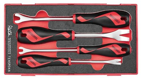Teng Tools 4 Piece Auto Clip, Fastener & Trim Panel Remover EVA Foam Tool Tray - TEASR04A