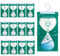 Crystals 12 Wardrobe Dehumidifier Hanging Bags, Moisture Absorber with Moisture Storage Leak Proof Bag + Hanging Hook, Damp Condensation Traps for Wardrobe, Closet, Bookcase – 250g Each (12)