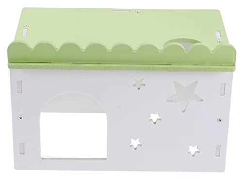 minkissy 1satz Hamsterhaus Mit Sicherem Rückzugsort Geräumiges Spielhaus Für Kleine Haustiere Geeignet Für Hamster Mäuse Und Mehr Mit Luftzirkulationslöchern Apfelgrün