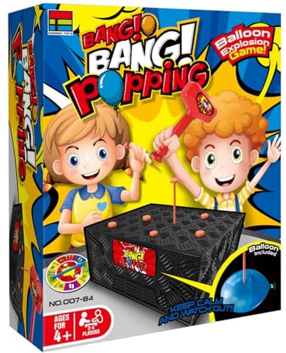 VIPNAJI Jeu de Societe de strategie pour Enfants, Bombe Ballon, 2 Joueurs A partir de 4 Ans, Jouet pour Noël, Jeu Rigolo pour Groupes, Cadeau Anniversaire Idéal
