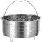 Pinafresa Stainless Steel Steamer Basket Rice Cooker for Instant Cooker with Handle Pressure Cooker Rice Steamer