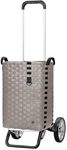 ANDERSEN Einkaufstrolley - Alu Star Shopper Silja Liver 53 L handgemacht, Handwagen, recycelt, Aluminium, höhenverstellbar, Räder abnehmbar