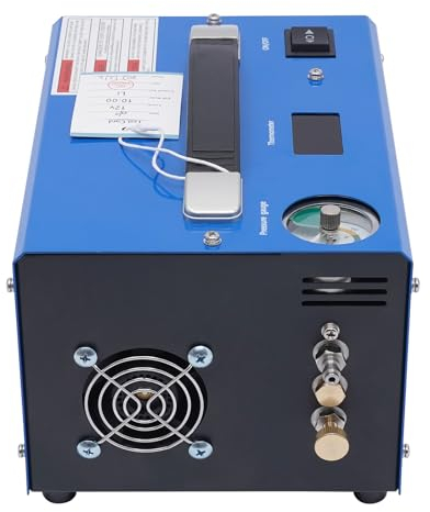 awolsrgiop 4500psi PCP compressore, 300 Bar PCP compressore d'aria ad alta pressione arresto automatico pompa ad aria PCP compressore, 250 W 12 V PCP pompa ad alta pressione con trasformatore per