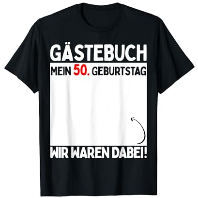50. Geburtstag Mann Frau 50 Jahre 1975 Deko Lustig Geschenk T-Shirt