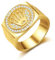 GleaMora Titanstahl Unisex Krone Ring Personalisierter Hip Hop Punk Ring Einfacher trendiger Schmuck Luxus Party Geschenk