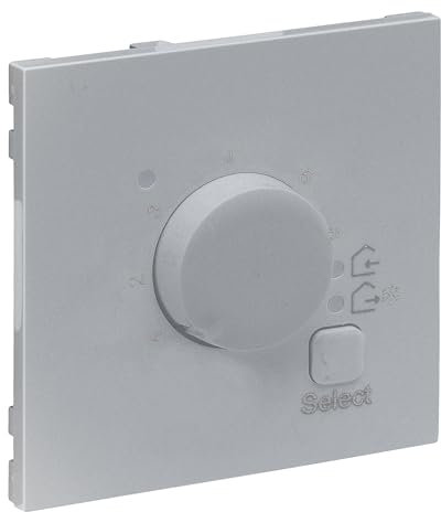 LEGRAND, SEANO 765251 - Cubierta para termostato electrónico (Aluminio Lacado)