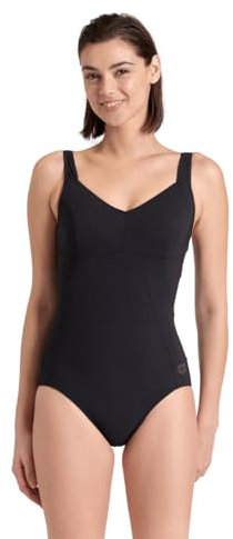 Arena Damen Vertigo Low Cup R One Piece Swimsuit, Schwarz, 42 EU