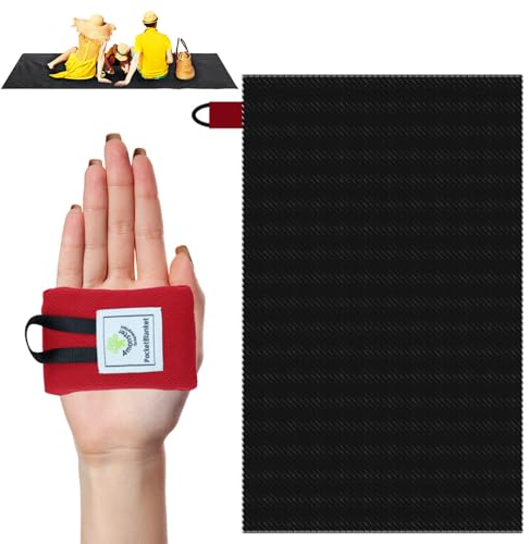 QttvbTna Mini-Picknickdecke Ultraleicht, Outdoor-Decke Strand, UltradüNne Tragbare Stranddecke Ultraleichtes Kompaktes Strandtuch, Outdoor-Decke für Strand, Reisen, BBQ, Picknick, Camping Und Wandern