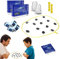 2 Ud Juego Magnético de Ajedrez. Ajedrez de Imán.Juego de Imán de Mesa. Juego de Mesa con Cuerda y 20 Piedras Magnéticas para Niños y Adultos. Juego Educativo de Destreza, Habilidad, Lógica.