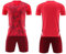 LILIHOT Fußball Trikot Kinder Personalisiert Fußball Trikot Herren Set Personalisierte Geschenke Männer Fussball Fußball Trikot Herren Schwarz Fußball Trikot Herren(#B Red)