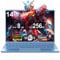 NOTODD Laptop 14 Zoll 8GB+256GB SSD Erweiterbar 1 TB SSD, Notebook mit Celeron N5095, Kühlgebläse 1920x1200 2K FHD Extrem Schmale Lünette Bildschirm Multifunktionales-Blue