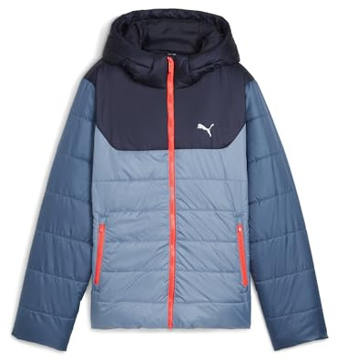 PUMA Unisex Kinder Ess Hooded Padded Jacket Mantel (1er Pack)