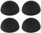 Silicone Feet 0.78in Hemisphere, Adhesive Isolation Pads for Subwoofers, Audio Equipment Cushions, Non Skid Speaker Spikes, Turntable Anti-Vibration Silicone Pads for Audio Gear